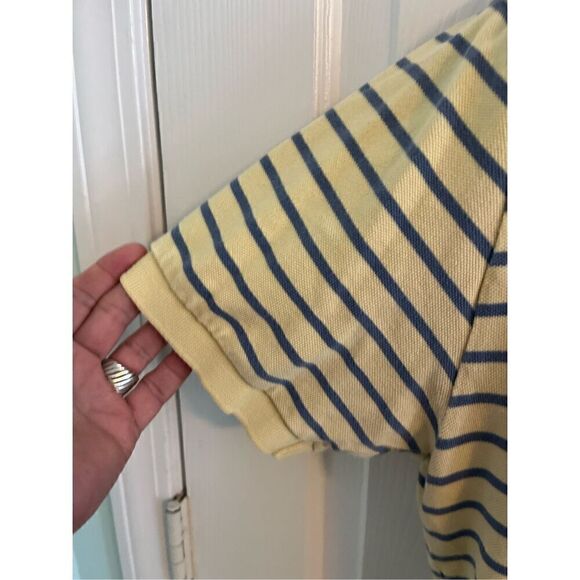 Vintage Ralph Lauren Light Yellow Polo Shirt. Size Large. - Picture 5 of 6